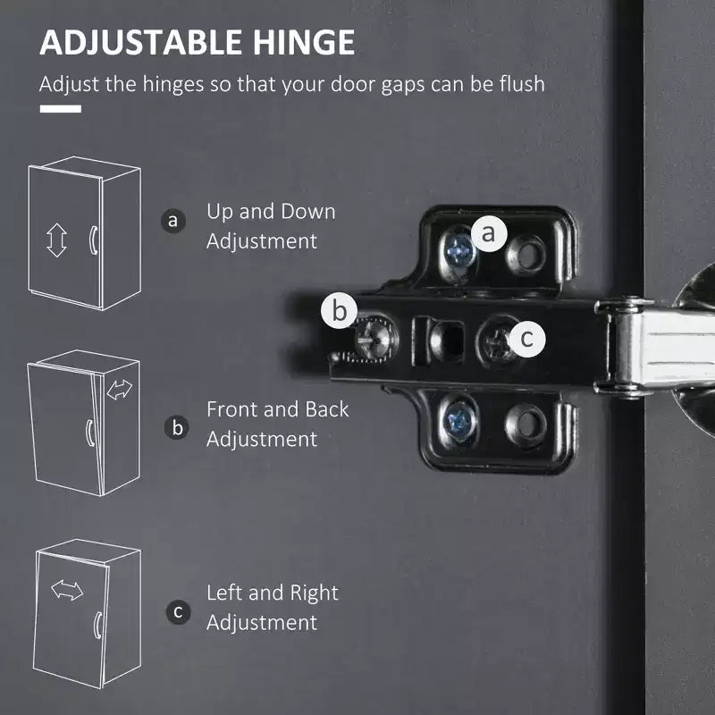 Meuble de rangement de cuisine autoportant de 72 po, armoire de rangement haute avec 4 portes, tiroir et étagères réglables pour salle à manger