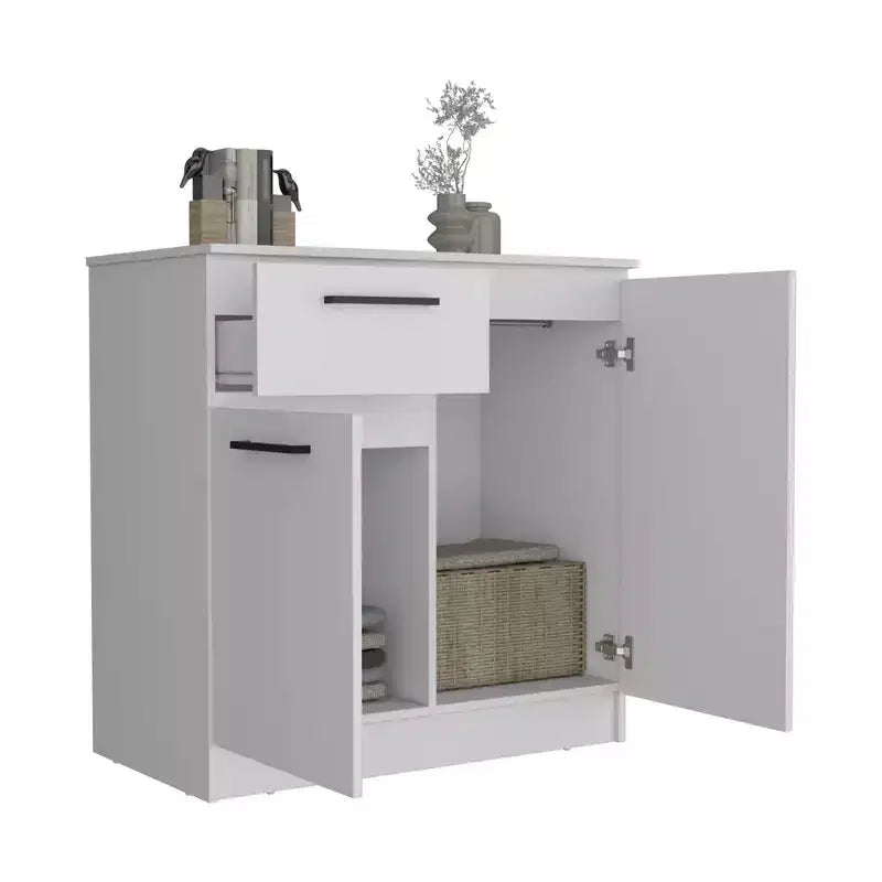 Buffet avec tiroir et 2 portes, meuble de rangement moderne, buffet d'appoint avec rangement
