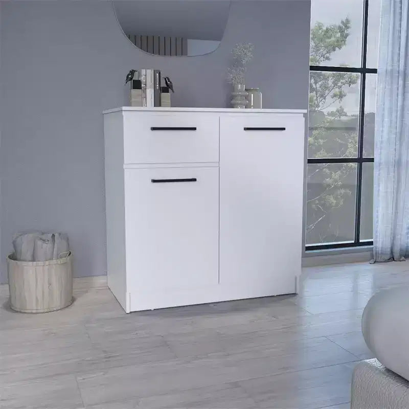 Buffet avec tiroir et 2 portes, meuble de rangement moderne, buffet d'appoint avec rangement