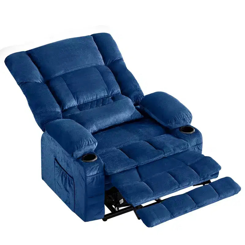 Fauteuil inclinable en tissu avec fonction massage et port USB