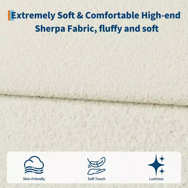 Cadre de lit en tissu avec tête de lit rembourrée, doux et robuste, coins arrondis, durable, lattes en bois, silencieux, pas besoin de sommier tapissier