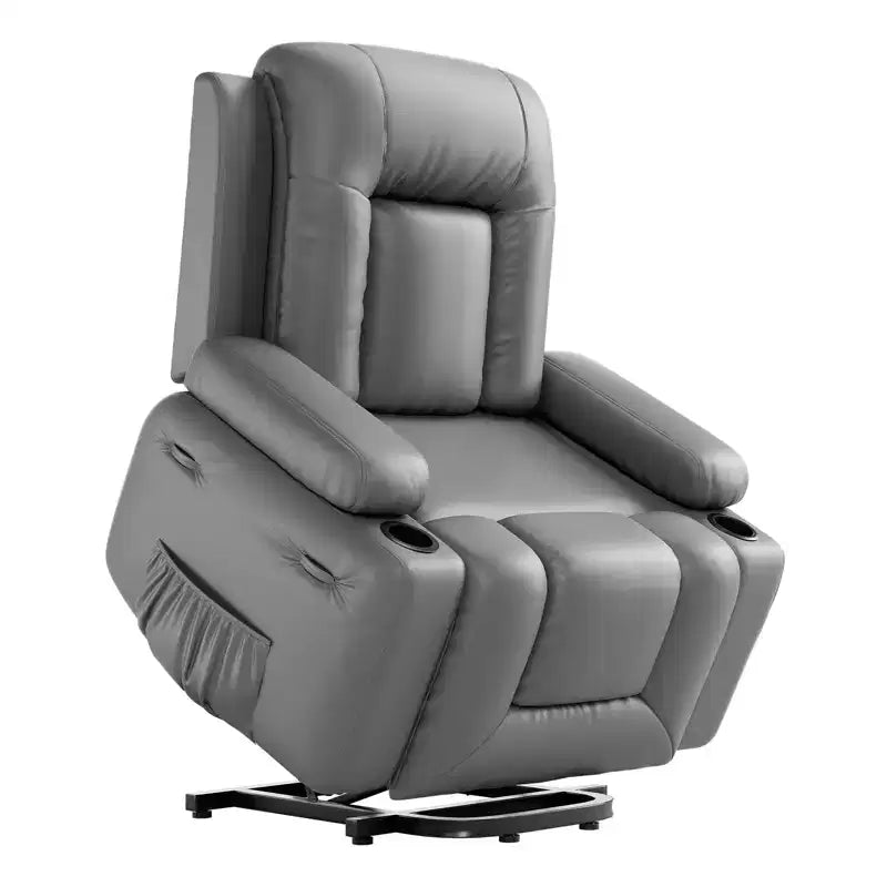 Fauteuil inclinable électrique en cuir PU, inclinable réglable, canapé simple ergonomique, pour salon