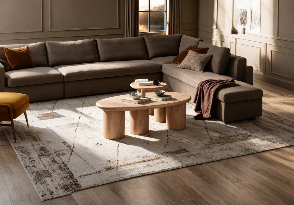 Table basse en bois naturel, biologique, 15,98 po