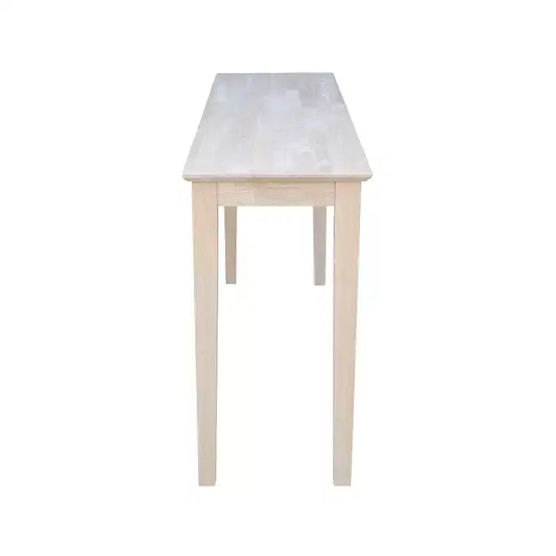 Table console en bois brut Style Inachevé