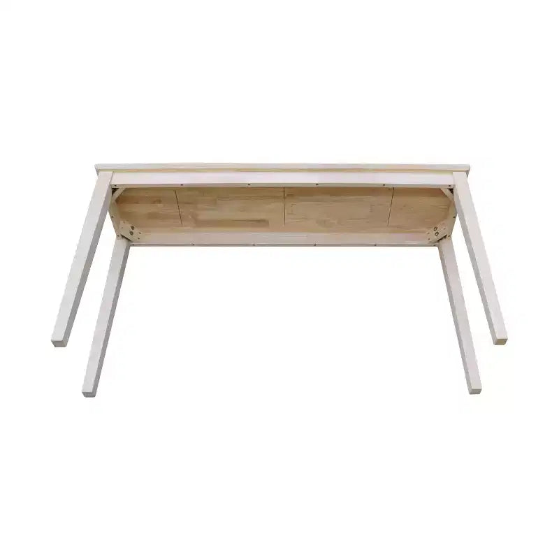 Table console en bois brut Style Inachevé