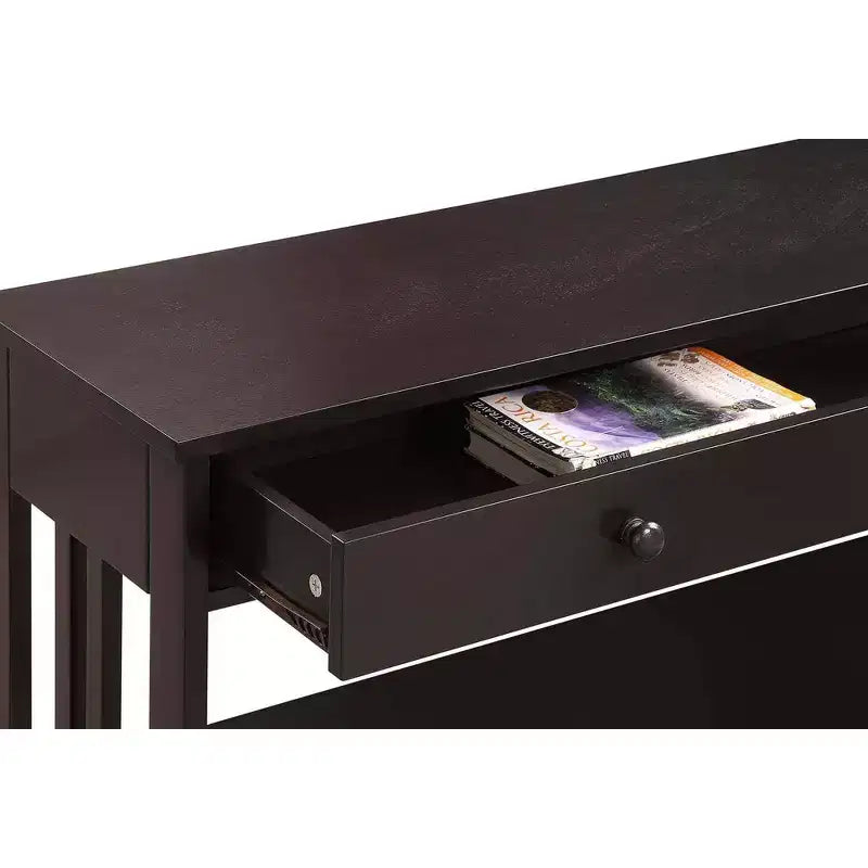 Console 1 tiroir, blanche