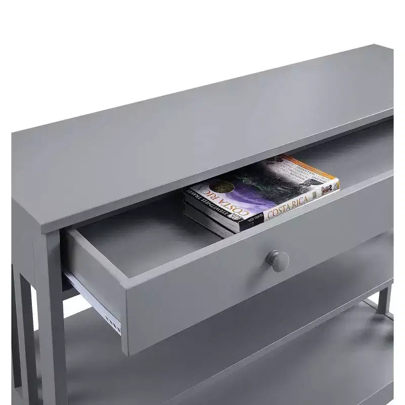 Console 1 tiroir, blanche