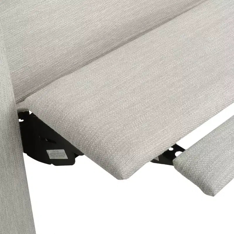 Fauteuil inclinable capitonné à dossier fixe