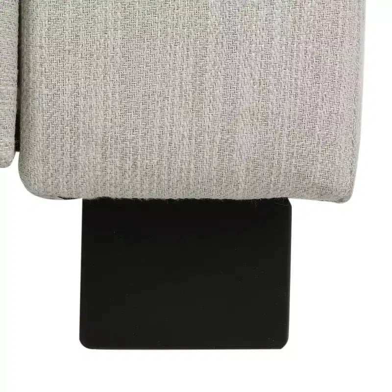 Fauteuil inclinable capitonné à dossier fixe
